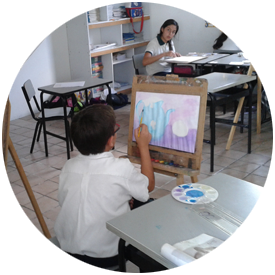 Escuelas-privadas-en-Queretaro-pintura